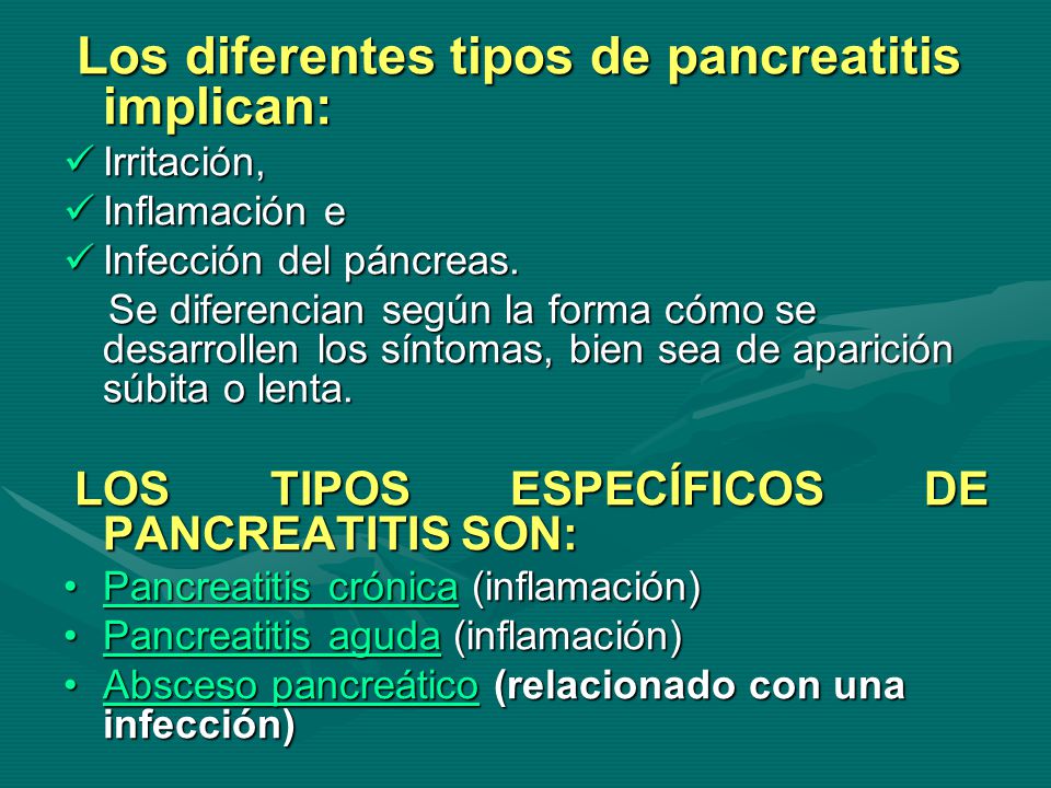 sintomas de pancreatitis cronica